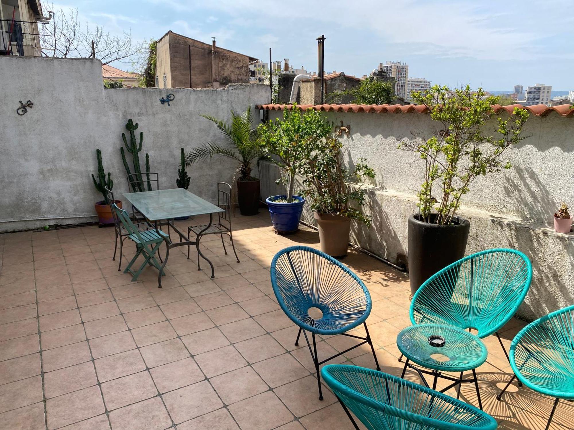 Maison 3 Chambres Gde Terrasse Proche Vieux Port Et Sncf Marseille Bagian luar foto