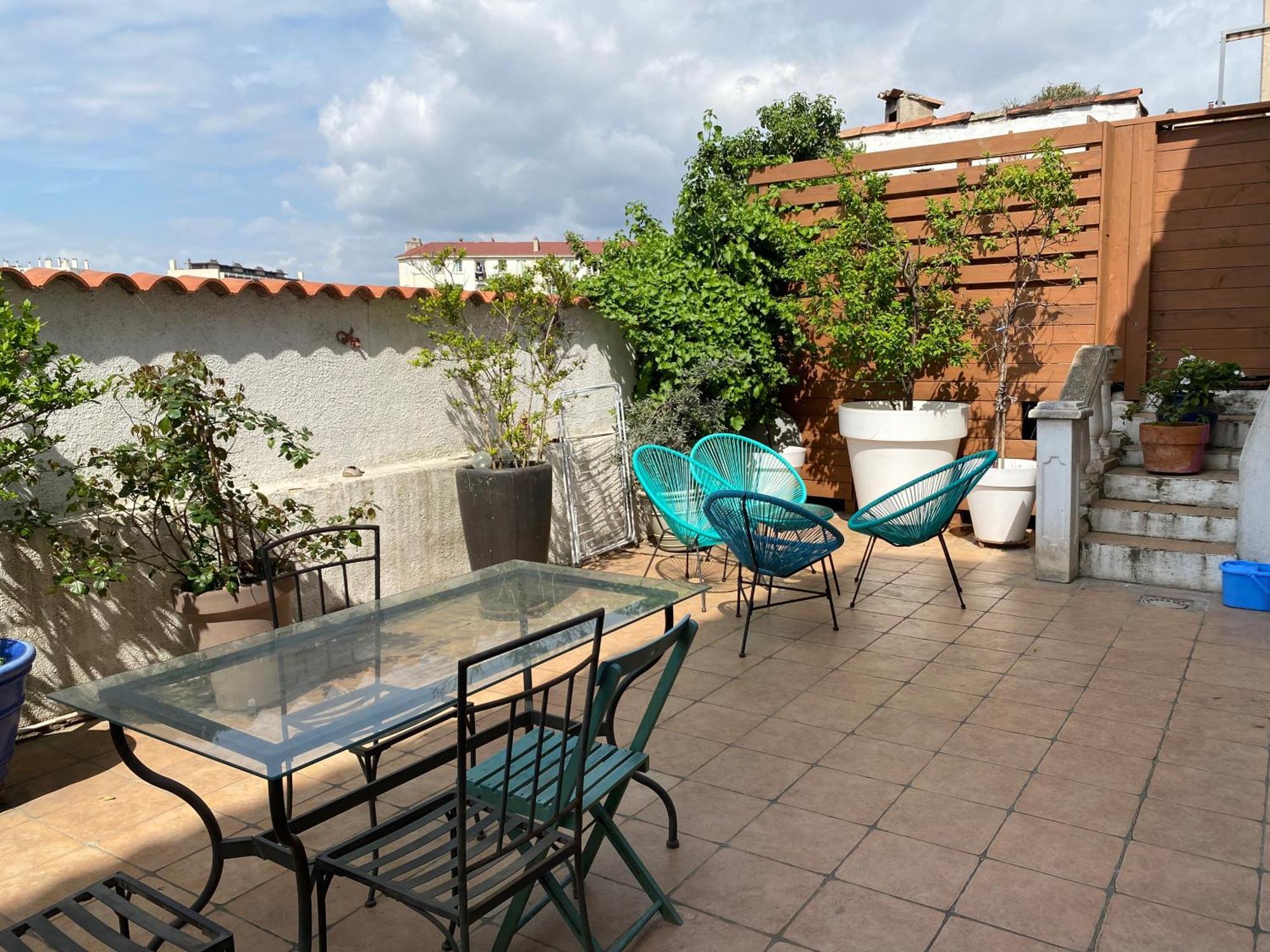 Maison 3 Chambres Gde Terrasse Proche Vieux Port Et Sncf Marseille Bagian luar foto